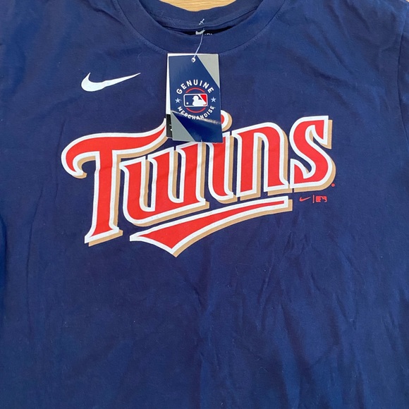 Nike Minnesota Twins Mens Navy #25 Buxton Short Sleeve LightweightTee/ XL/ NWT - Picture 2 of 12